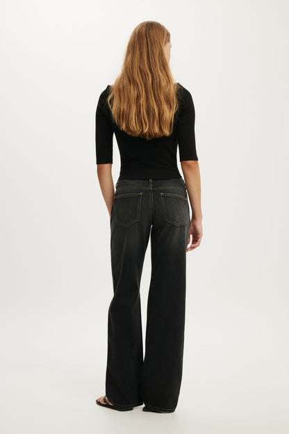 Low Rise Straight Jean