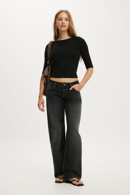 Low Rise Straight Jean
