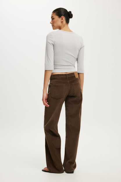 Low Rise Straight Jean
