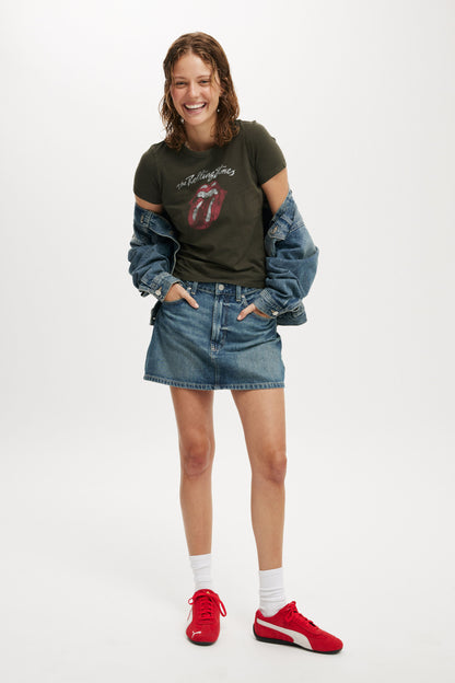 Rolling Stones Fitted Longline Music Tee
