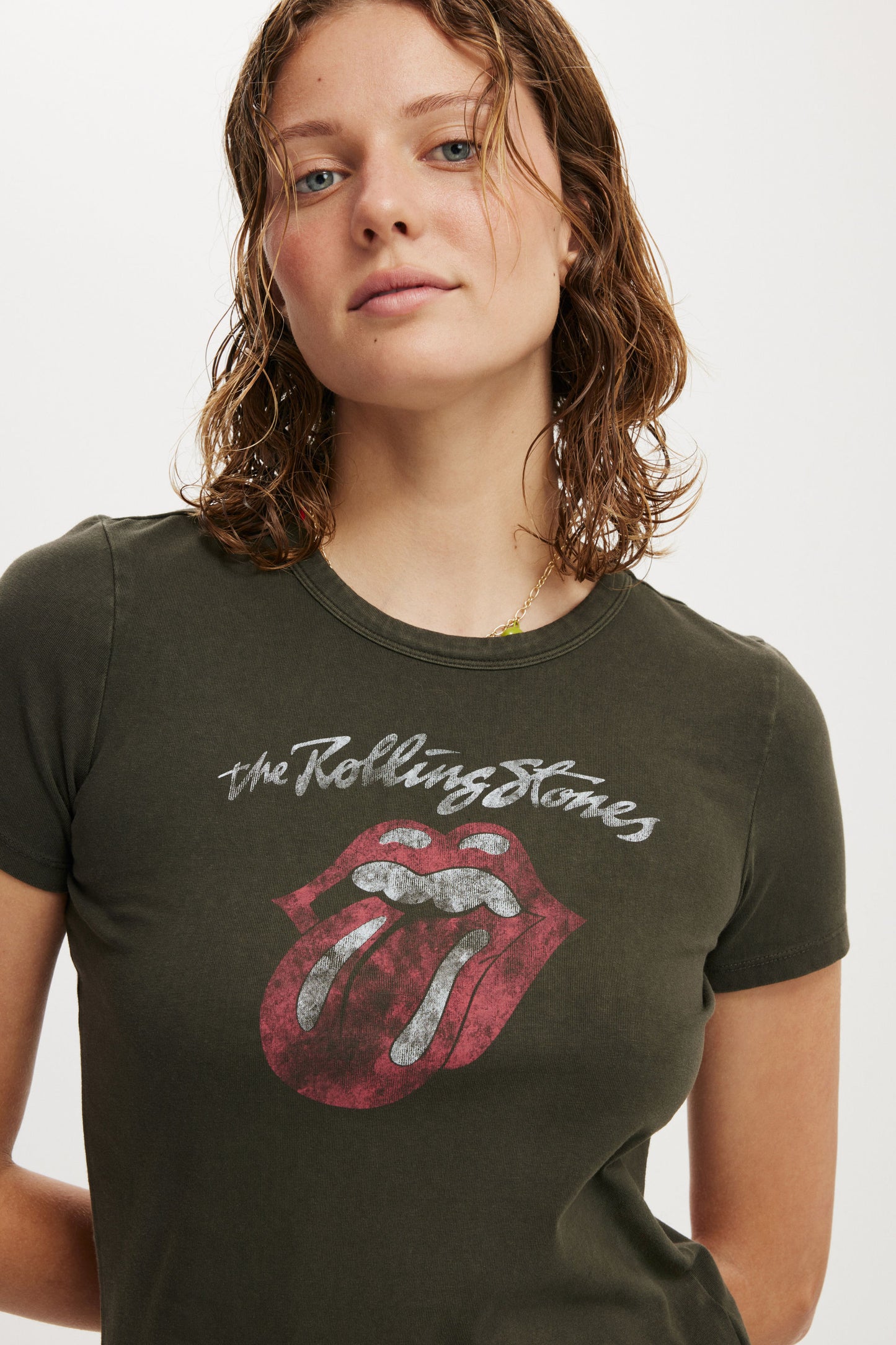 Rolling Stones Fitted Longline Music Tee
