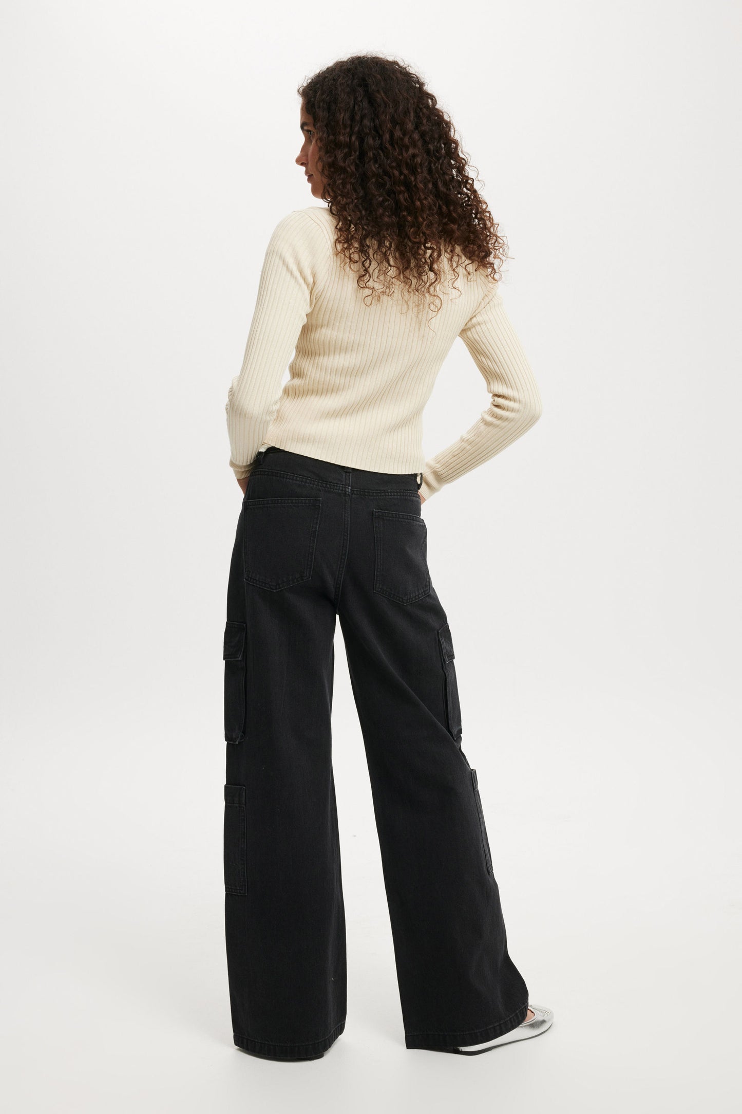 Cargo Wide Leg Jean