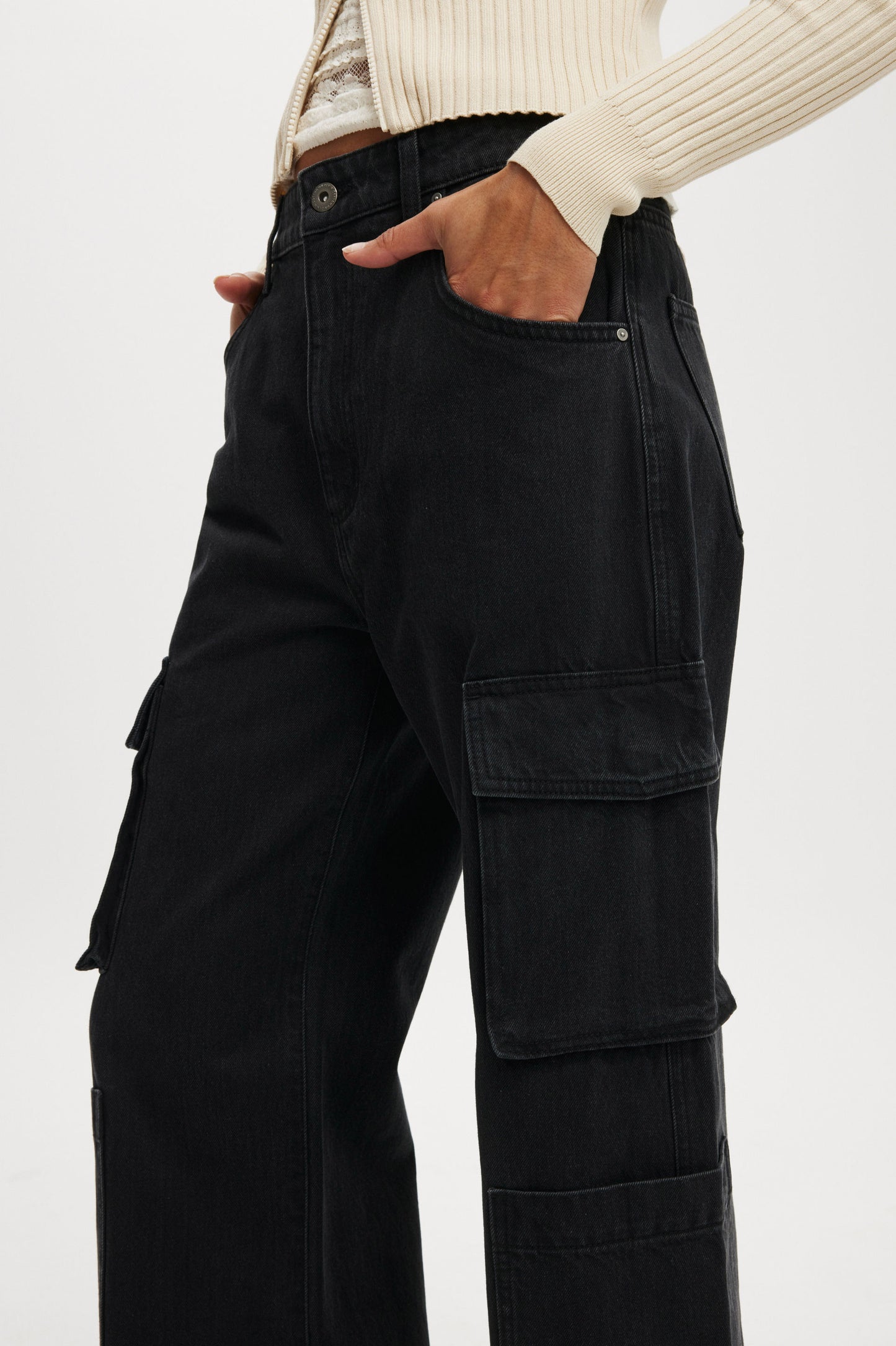 Cargo Wide Leg Jean