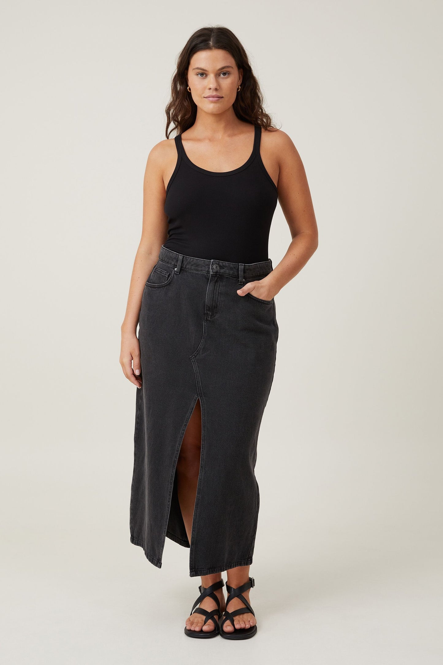 Staple Rib Scoop Neck Tank