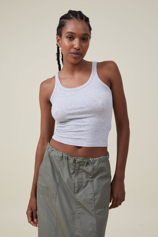 Staple Rib Scoop Neck Tank