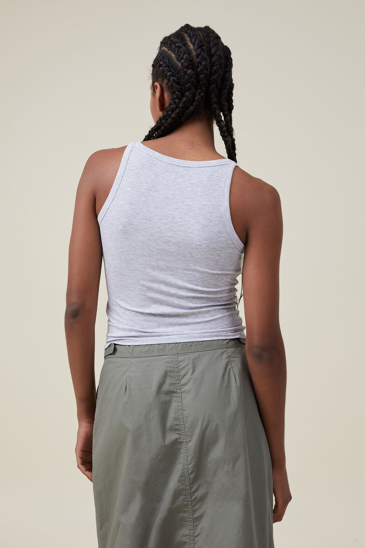 Staple Rib Scoop Neck Tank