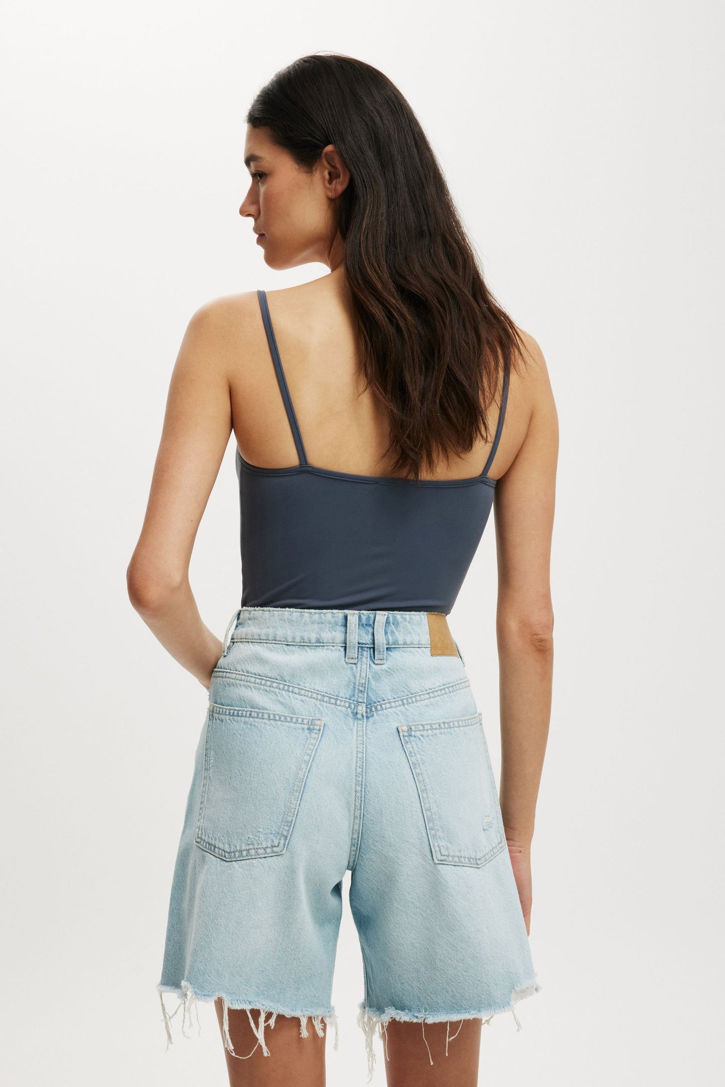 Relaxed Denim Short