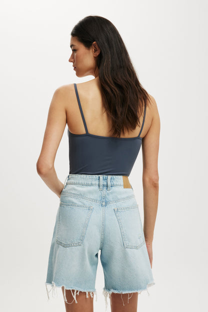 Relaxed Denim Short