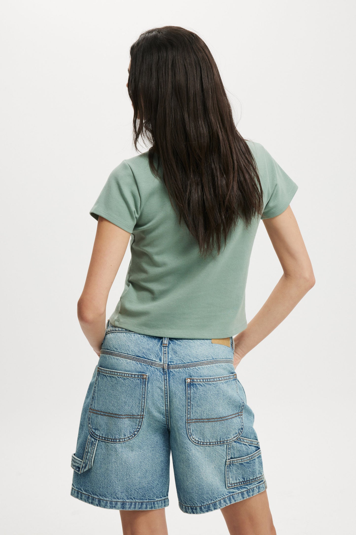 Relaxed Denim Short