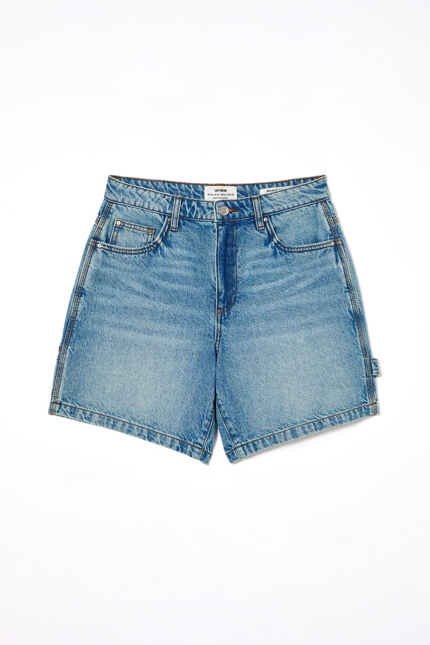 Relaxed Denim Short