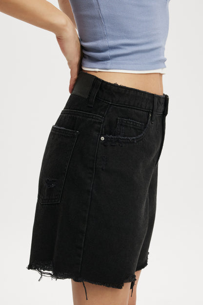 Relaxed Denim Short