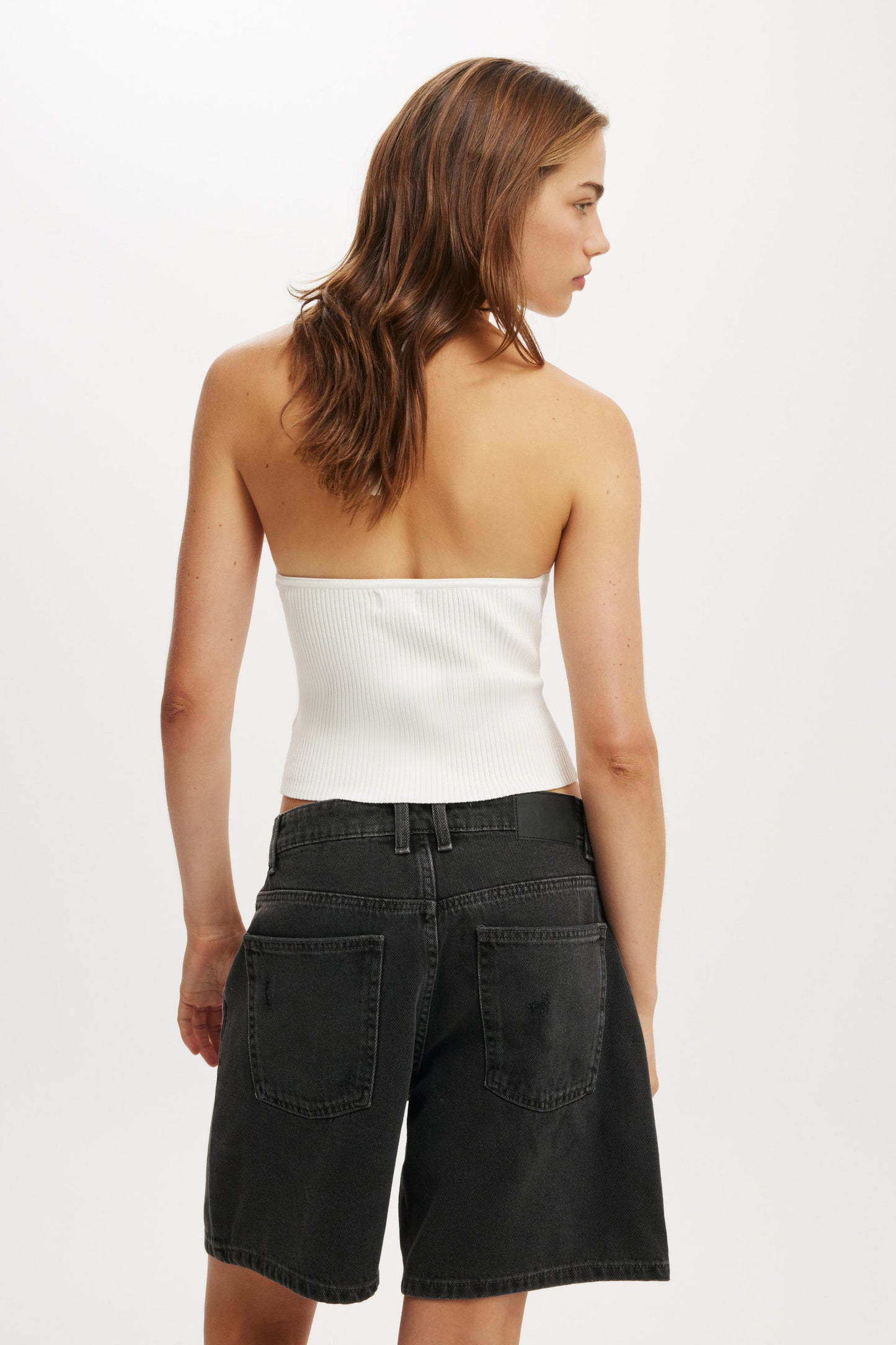 Relaxed Denim Short
