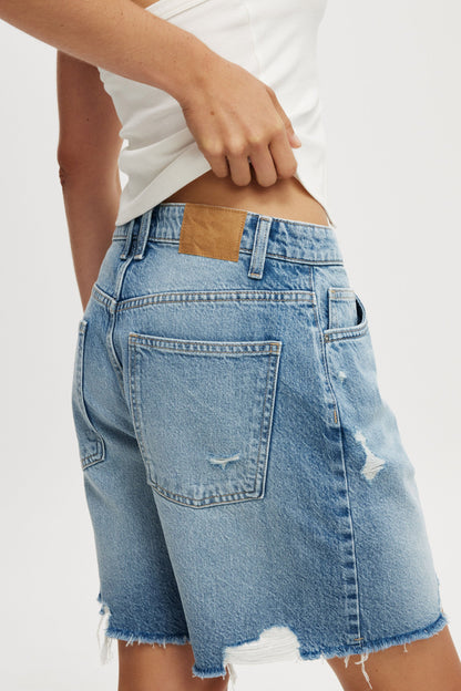 Relaxed Denim Short