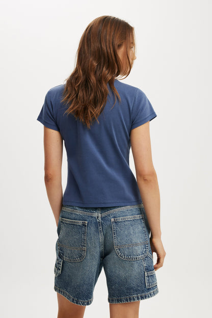 Relaxed Denim Short