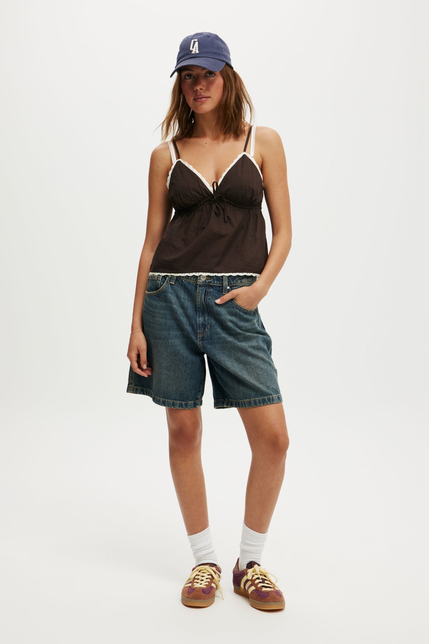 Relaxed Denim Short