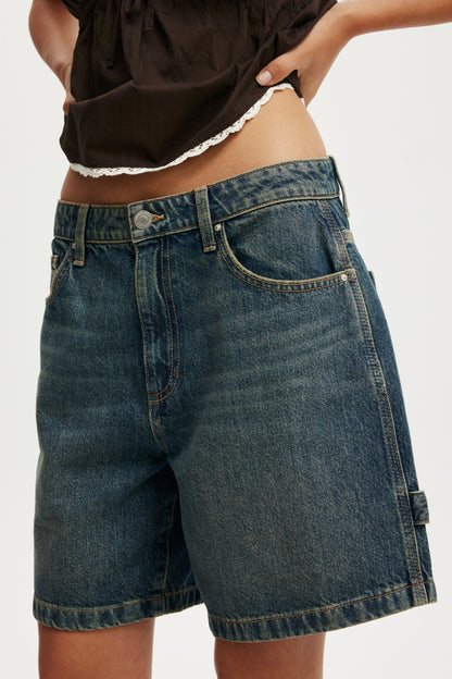 Relaxed Denim Short