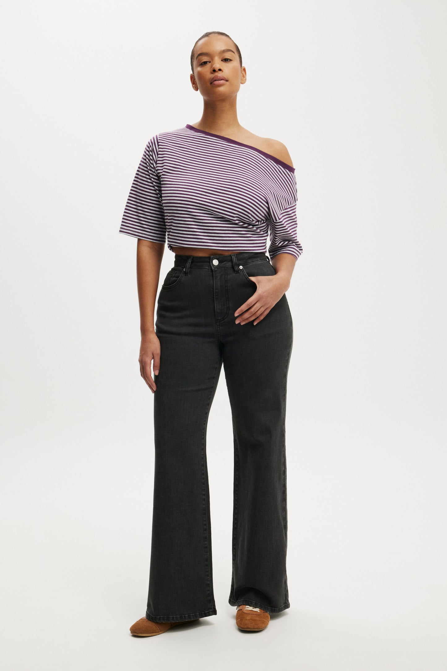 Curvy Stretch Wide Jean