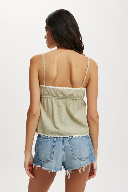 Cotton Lace Cami