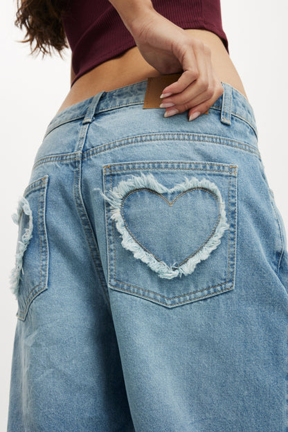 Super Baggy Denim Jort