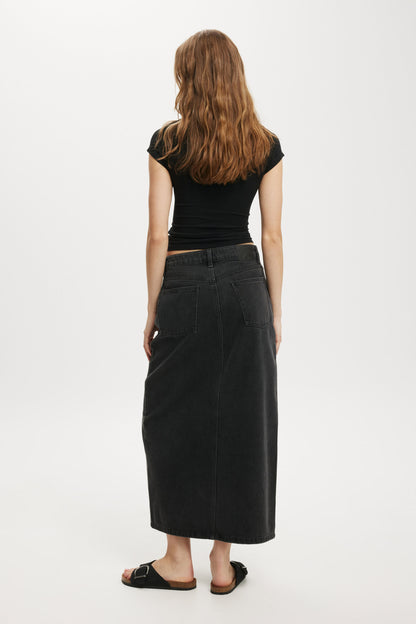 Bailey Denim Maxi Skirt