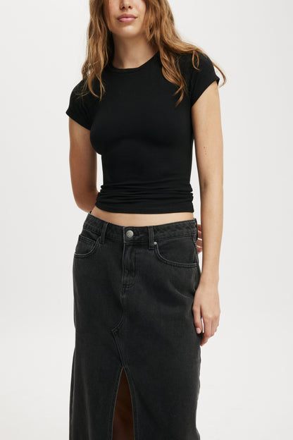Bailey Denim Maxi Skirt