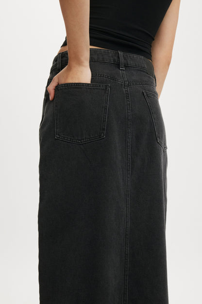 Bailey Denim Maxi Skirt