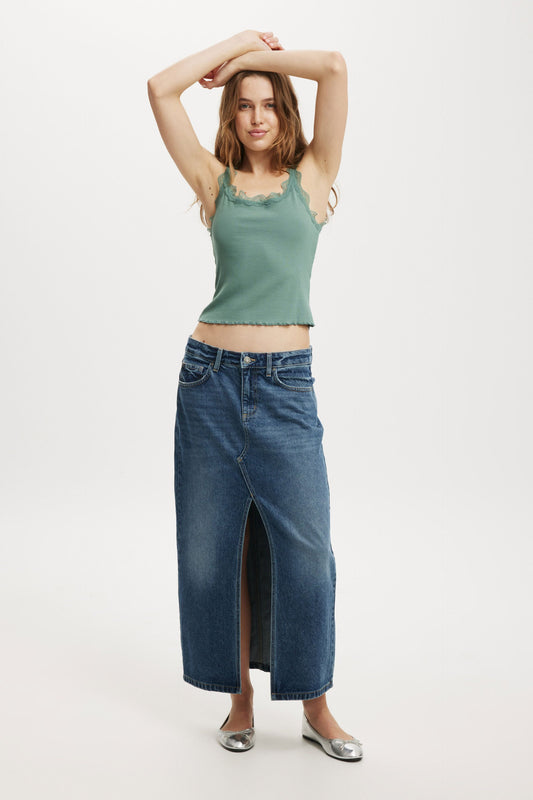 Bailey Denim Maxi Skirt