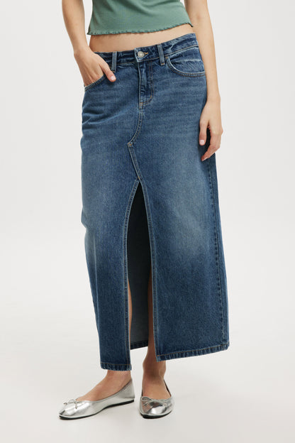 Bailey Denim Maxi Skirt