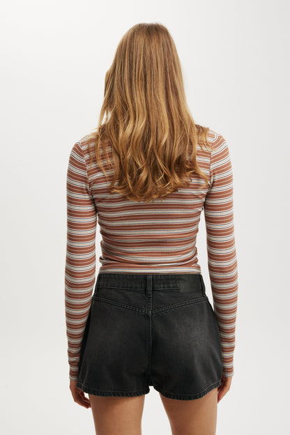 Mini Denim Skort