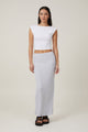 Staple Rib Maxi Skirt