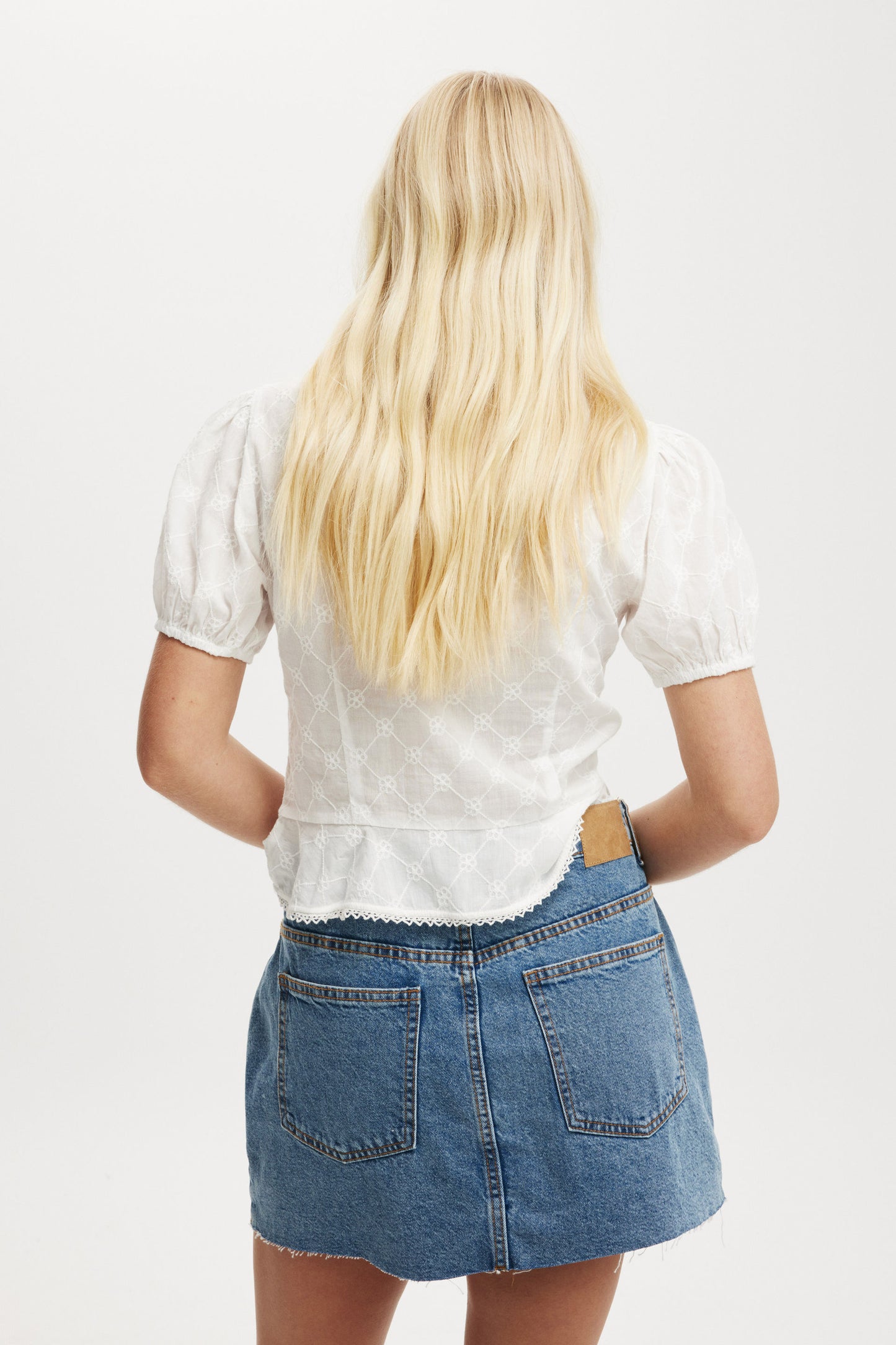 Denim Mini Skirt