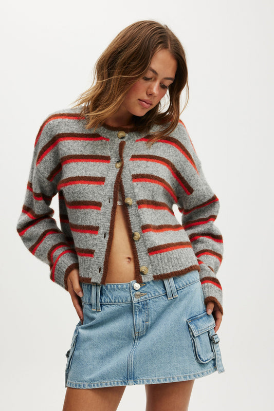 Cargo Denim Mini Skirt