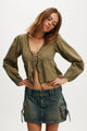 Cargo Denim Mini Skirt