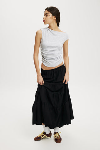 Haven Tiered Maxi Skirt