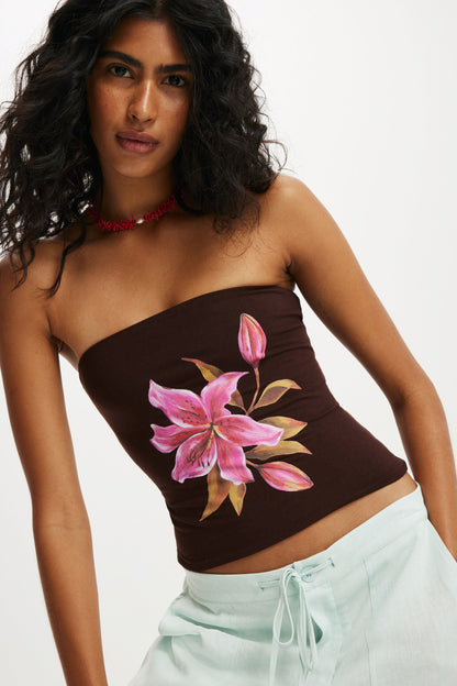 Graphic Tube Top