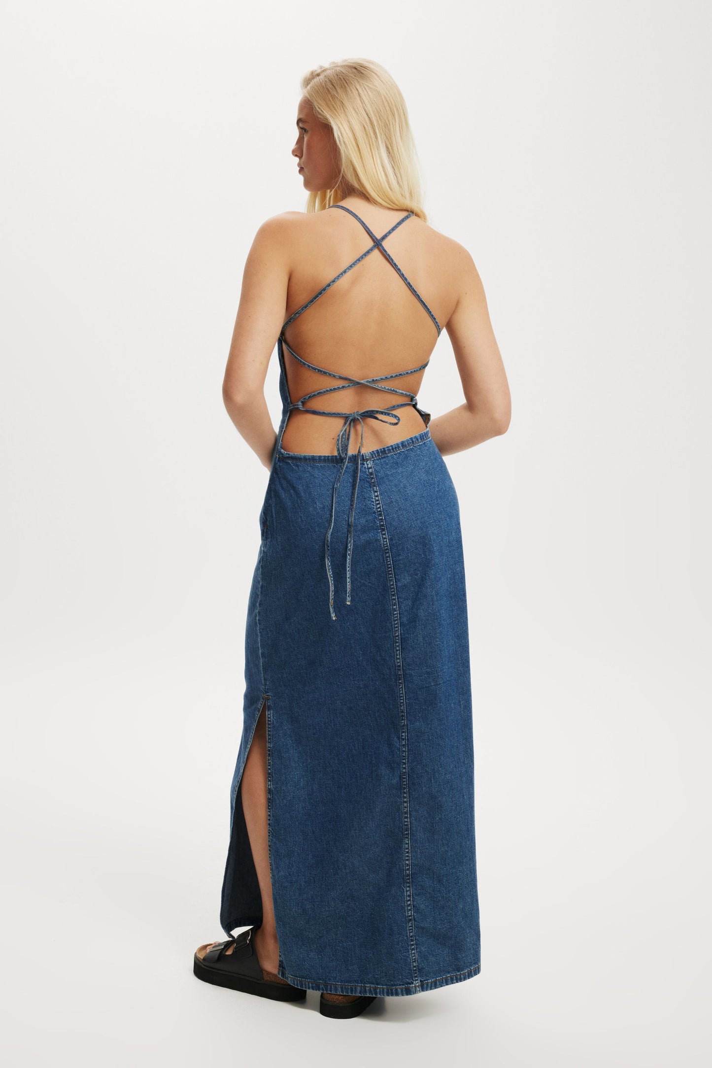 Tate Denim Maxi Dress