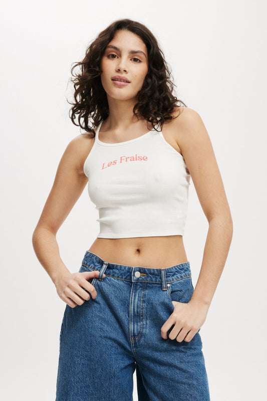 Racer Back Graphic Cami
