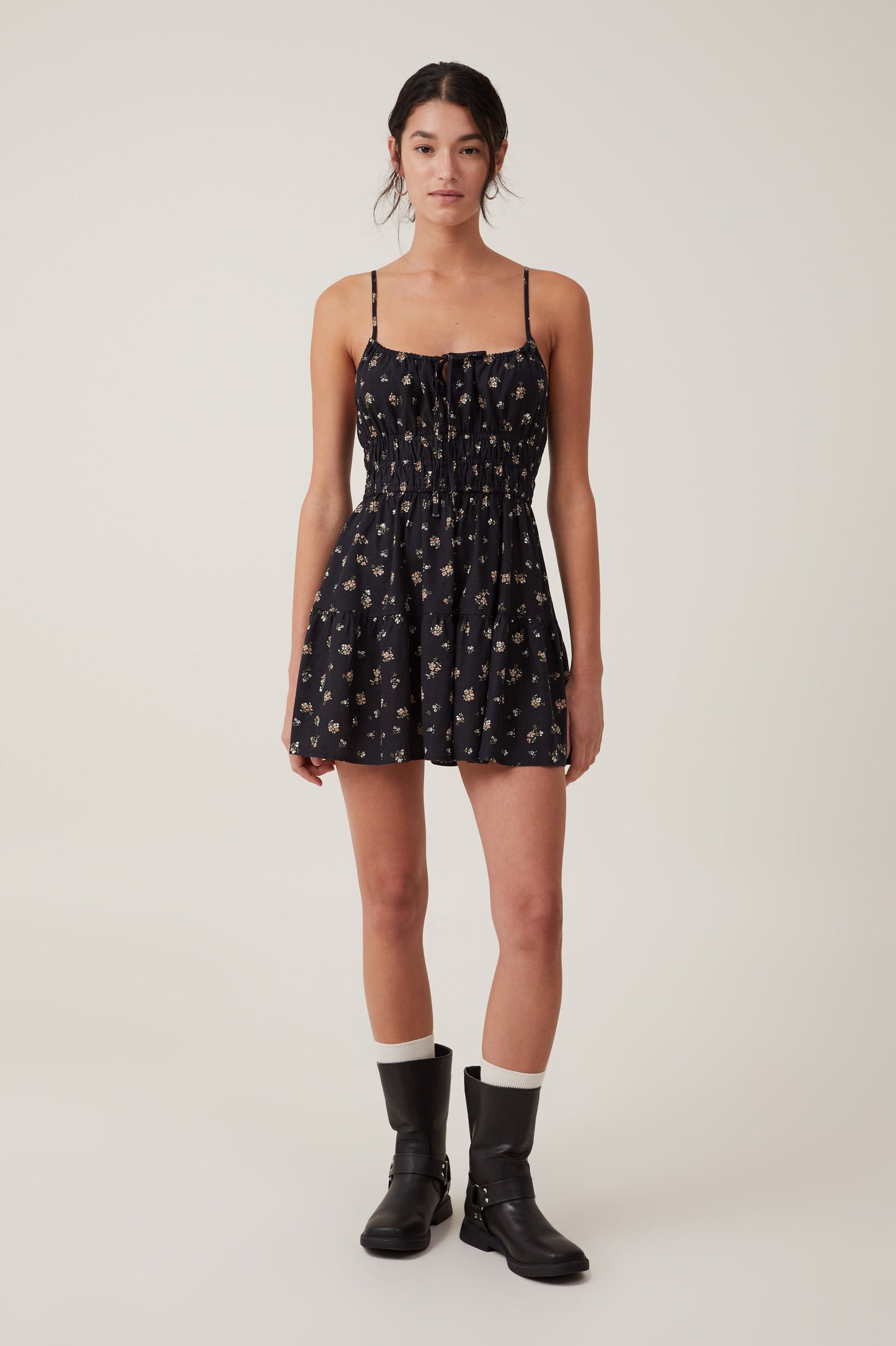 Haven Tiered Mini Dress