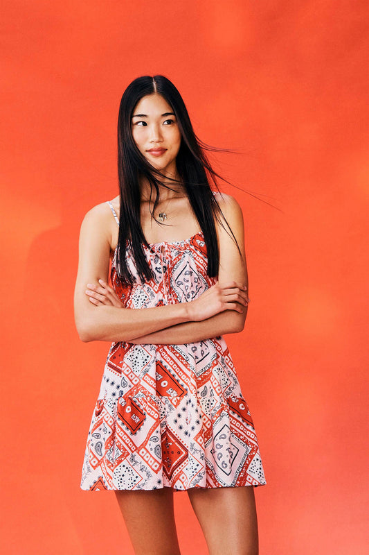 Haven Tiered Mini Dress