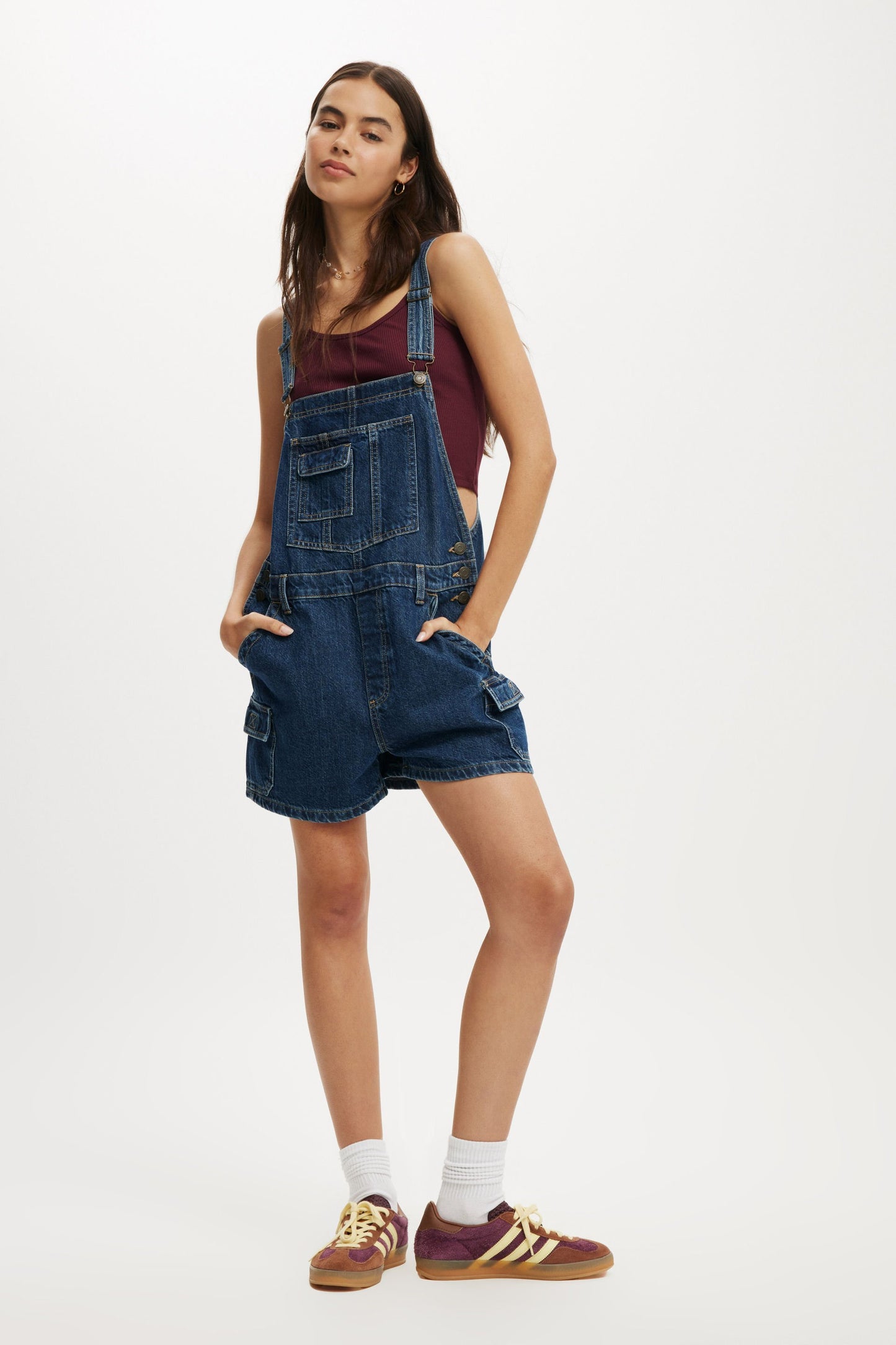 Short Denim Overall