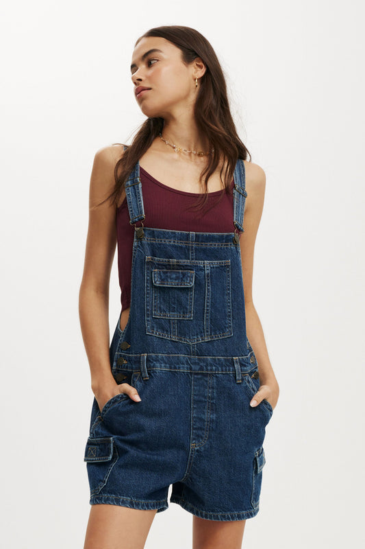 Short Denim Overall