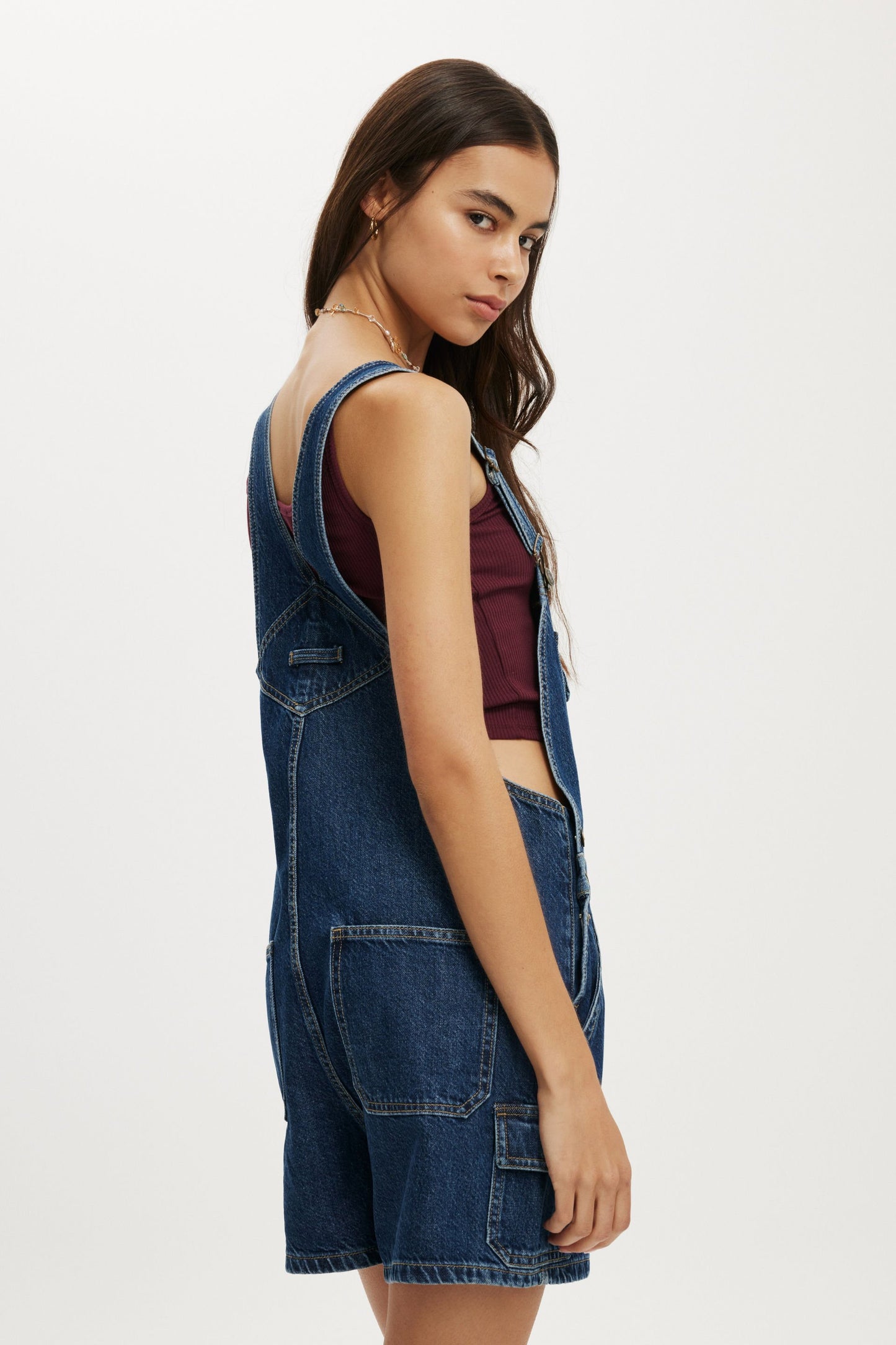 Short Denim Overall