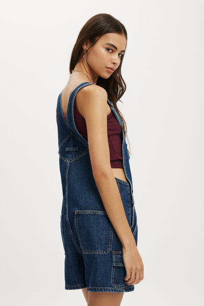 Short Denim Overall