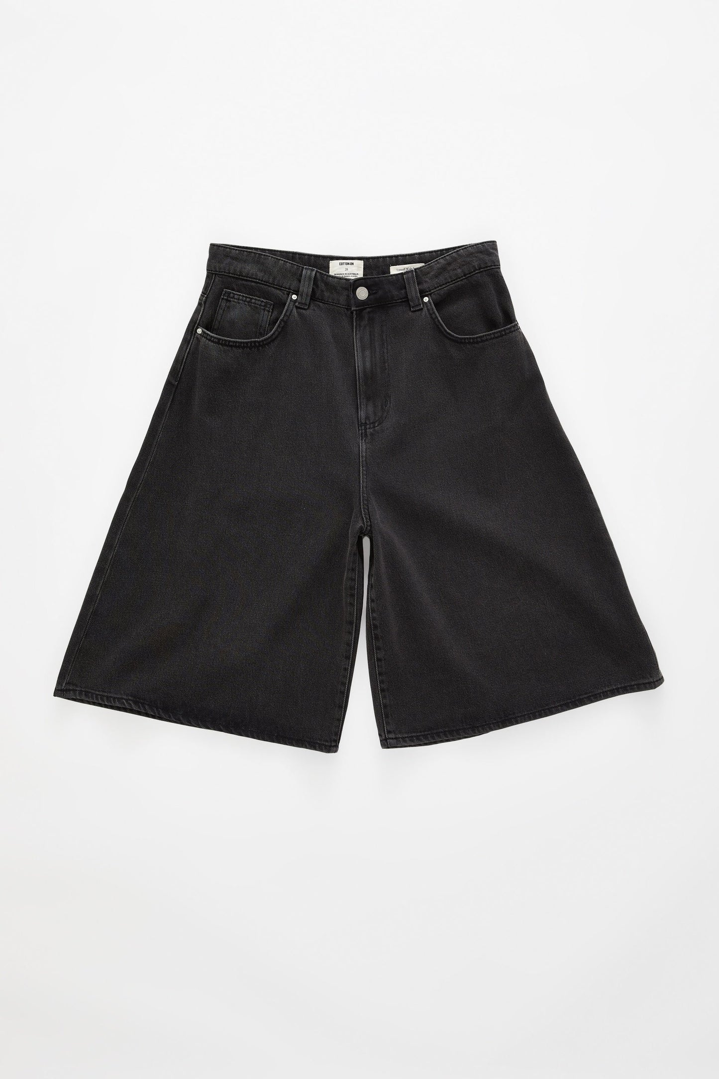 Lyocell Wide Denim Jort