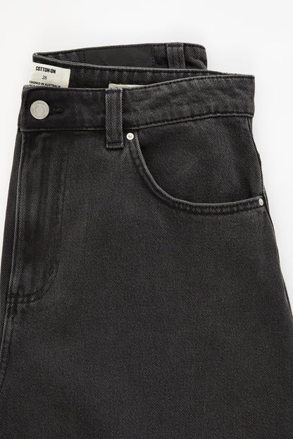 Lyocell Wide Denim Jort