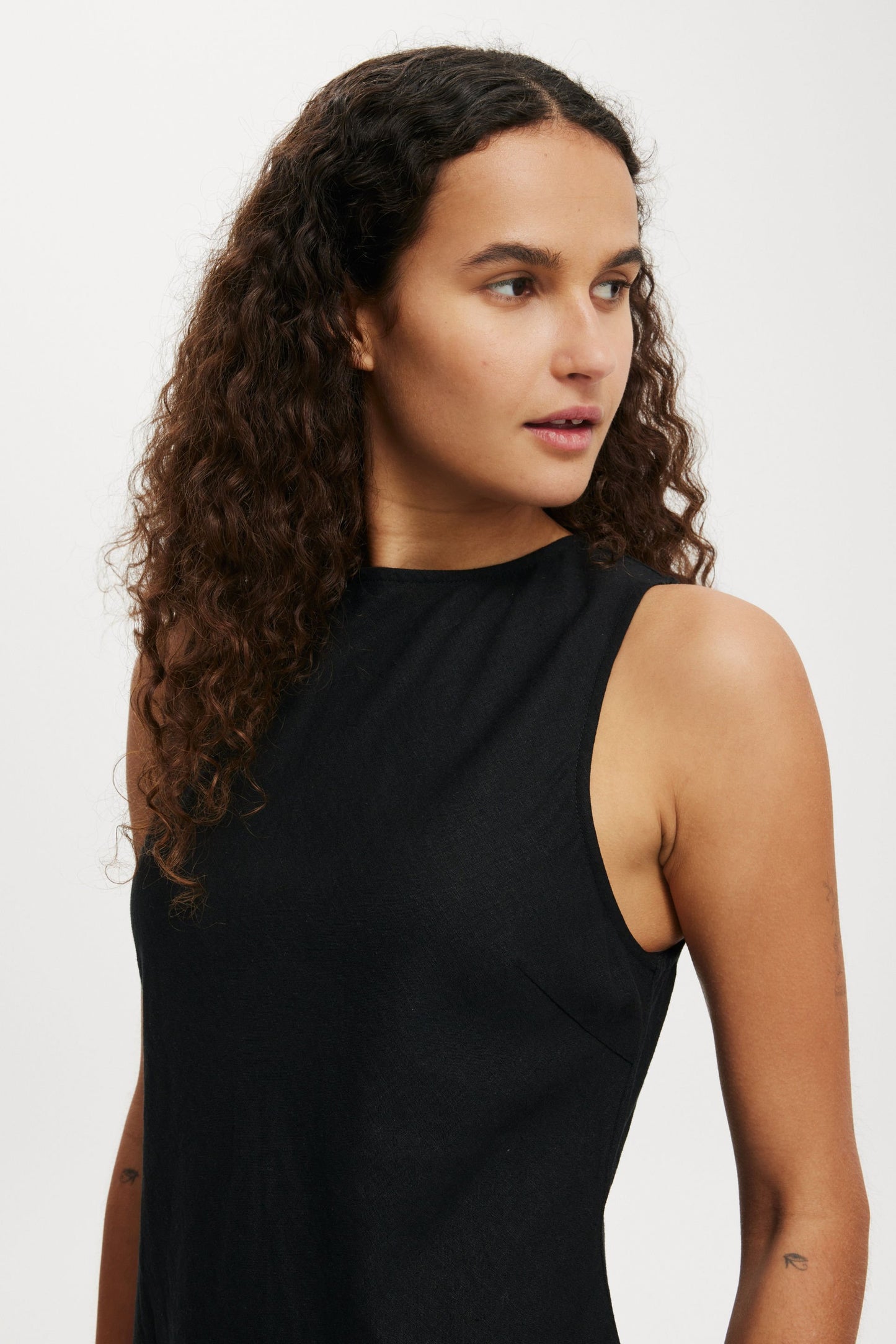 Haven High Neck Mini Dress