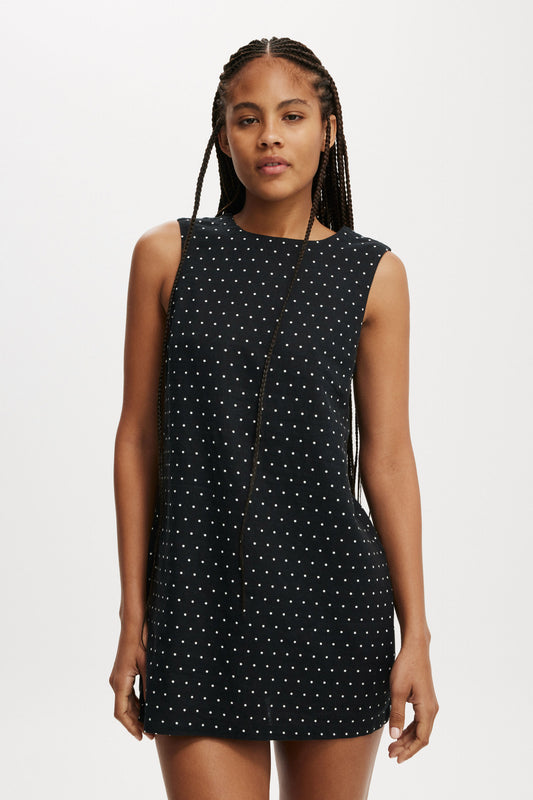 Haven High Neck Mini Dress