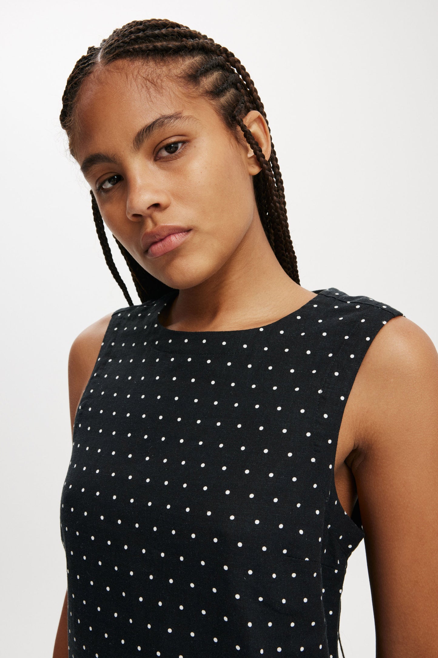 Haven High Neck Mini Dress