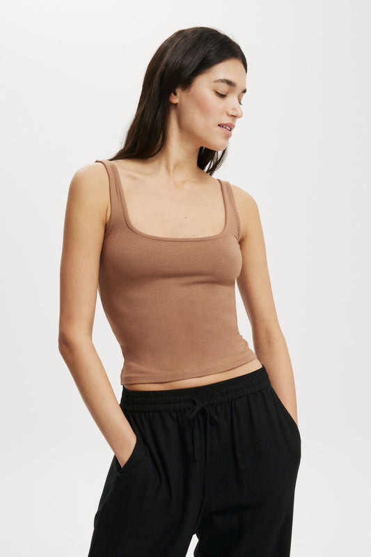 All Day Square Neck Tank