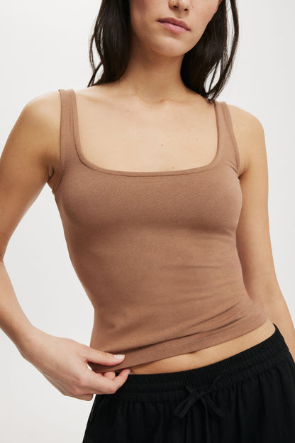 All Day Square Neck Tank